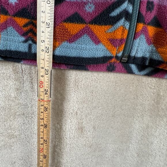 Columbia Kids Fleece Jacket Southwestern Aztec Print Zip Up Coat | M 10/12 - Picture 9 of 9